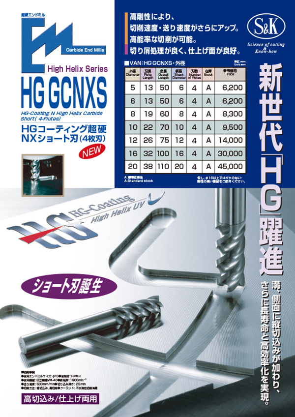 旋削　HGFLXM10X35　切削工具　SK　FLXレギュラ刃　HGコーティング超硬スクエアエンドミル　SK　フライス加工工具　超硬スクエアエンドミル(代引不可)【送料無料】-